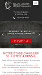 Mobile Screenshot of huissier-vesoul.fr